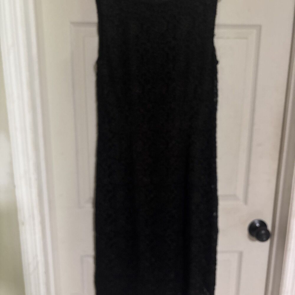 ELLE TAHARI Black COCKTAIL Dress w/ Jacket FORMAL 2pc Set Sz 14